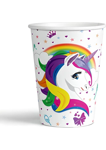 Çıtı Pıtı Store 8'li Karton Bardak Unicorn