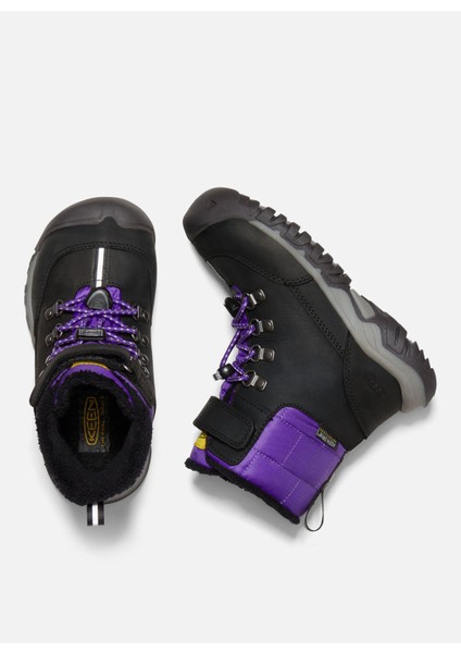 GRETA BOOT WP - Su Geçirmez Kar Botu - Siyah/Mor modelleri
