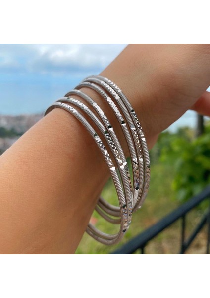 925 Ayar Gümüş Ajda Bilezik (ADET)