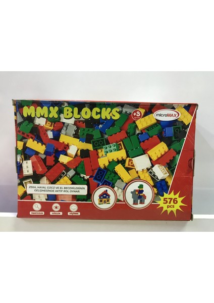 576 Pcs Kutulu Blok Parçalı Setler