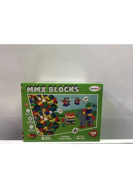 288 Pcs Kutulu Blok Parçalı Setler