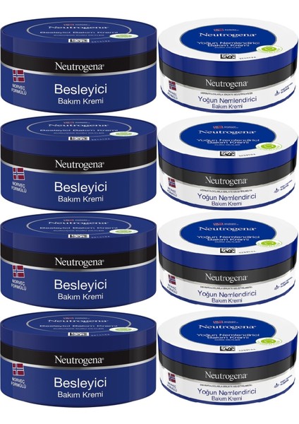Norveç Formülü Bakım Kremi 200 ml (Karma 8 Li Set Besleyici ve Yoğun)