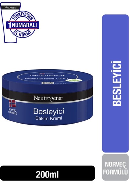 Norveç Formülü Bakım Kremi 200 ml (Karma 6 Lı Set Besleyici  ve Yoğun)