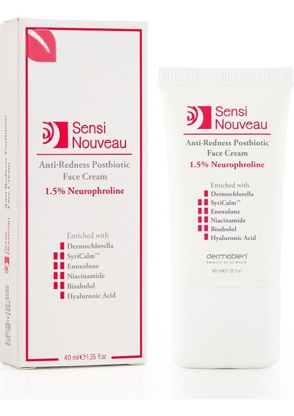 Sensinouveau Anti-Redness Postbiotic Face Cream 40 ml