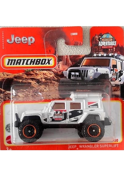 C0859 1:64 Tekli Arabalar Jeep Wrangler Superlıft HFT20