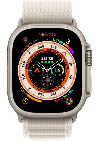 Apple Watch 42MM 44MM 45MM 49MM 1 2 3 4 5 6 7 8 Se Ultra Uyumlu Kordon Alpine Loop Kayış indirimleri