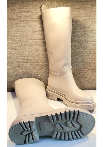 904 Bayan Çekme Çizme Bej fiyatları