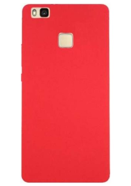 Huawei P9 Lite Kılıf Premier Silikon Kılıf+Nano Glass Ekran Koruyucu Kırmızı