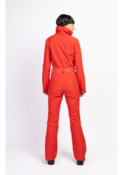 Sd Kırmızı Fermuarlı Kayak Tulumu Kırmızı fırsatları