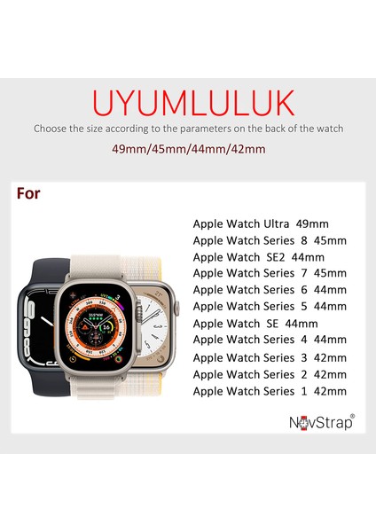 Apple Watch Ultra 49MM ile Uyumlu Kordon Alpine Loop Tasarım Kordon Kayış fiyatları