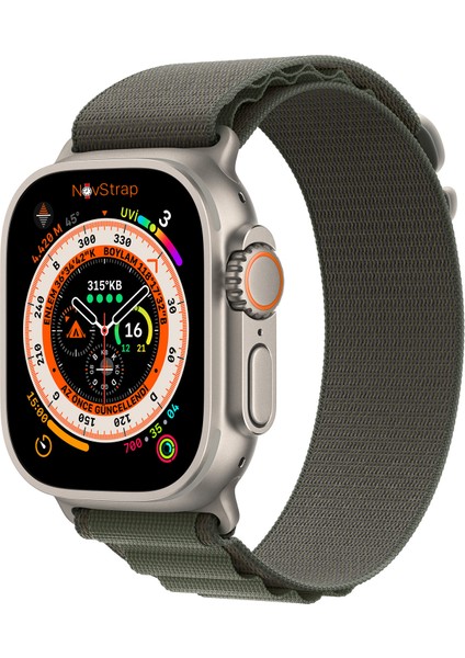 Apple Watch Ultra 49MM ile Uyumlu Kordon Alpine Loop Tasarım Kordon Kayış fırsatları
