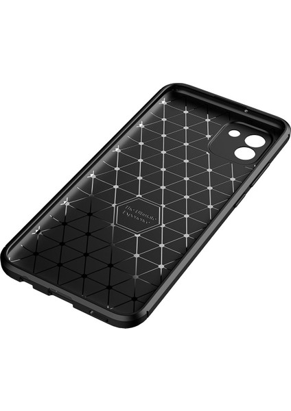 Samsung Galaxy A03 Kılıf Karbon Desenli Lux Negro Silikon fiyatları
