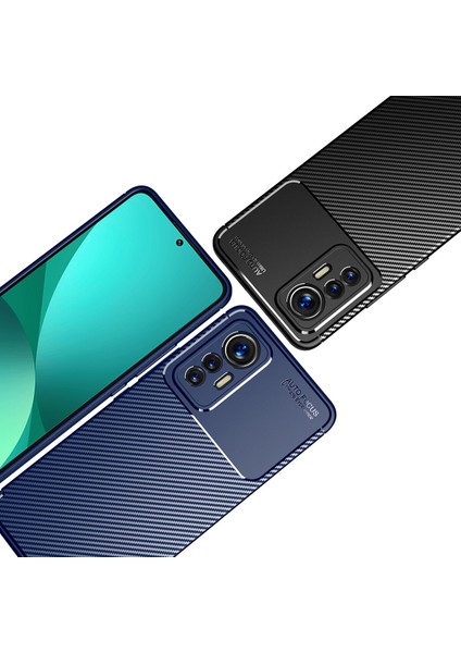 Xiaomi Mi 12 Lite Kılıf Karbon Desenli Lux Negro Silikon fiyatları