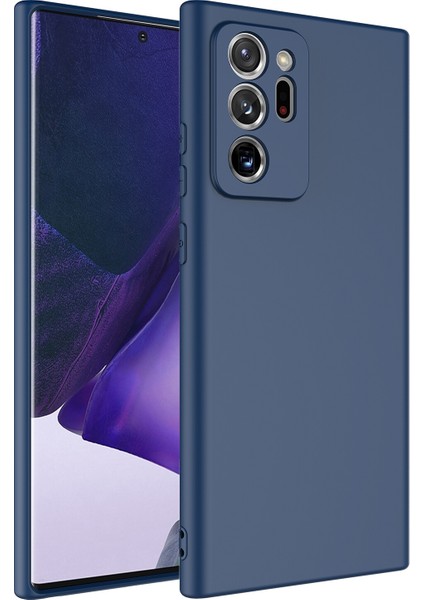 Samsung Galaxy Note 20 Ultra Kılıf Içi Süet Renkli Mara Lansman Silikon