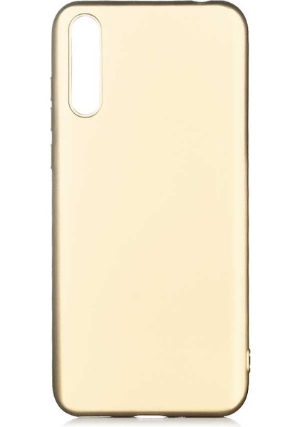 Huawei P Smart S Kılıf Premier Silikon Koruma+Nano Glass Gold