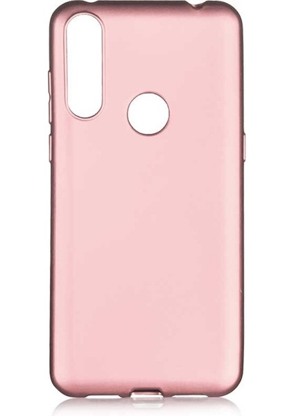 Huawei Y6P Kılıf Premier Silikon Koruma+Nano Glass Bronz