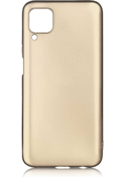 Huawei P40 Lite Kılıf Premier Silikon Esnek Koruma Gold