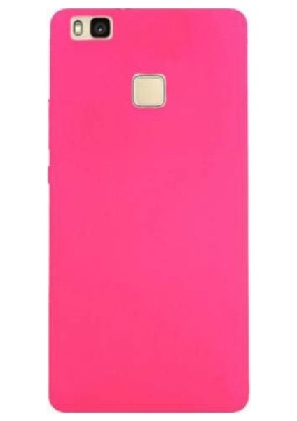 Huawei P9 Lite Kılıf Premier Silikon Kılıf Esnek Kılıf Mat Kılıf Pembe
