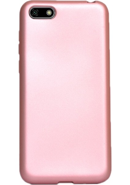 Huawei Y5 2018 Kılıf Premier Silikon Esnek Koruma+Nano Glass Bronz