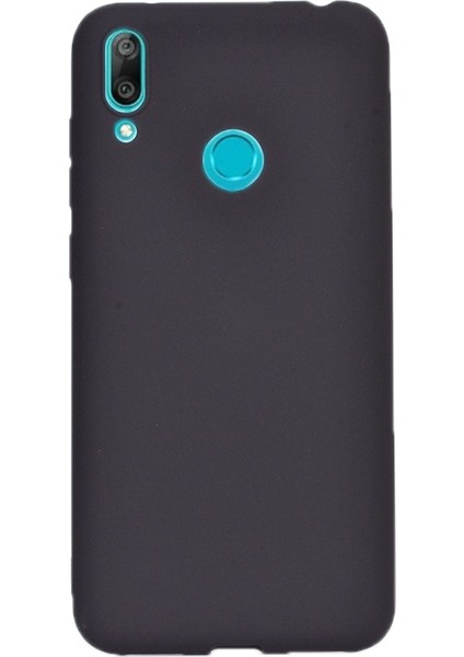 Huawei Y6S 2019 Kılıf Premier Silikon Esnek Koruma Siyah