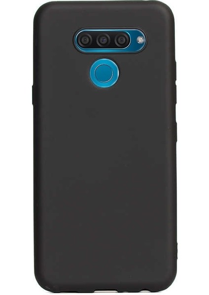 Lg Q60 Kılıf Premier Silikon Esnek Arka Koruma Siyah