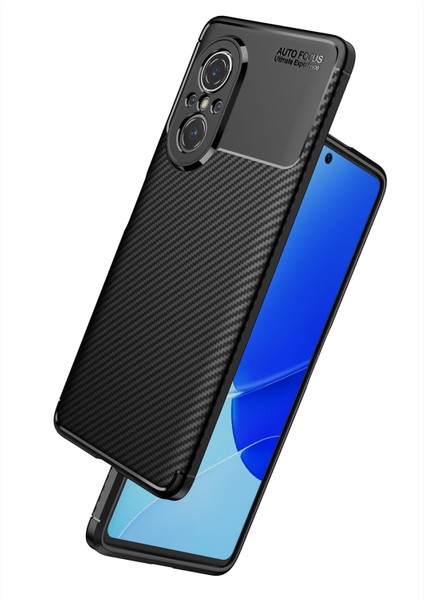Huawei Nova 9 Se Kılıf Karbon Desenli Lux Negro Silikon modelleri