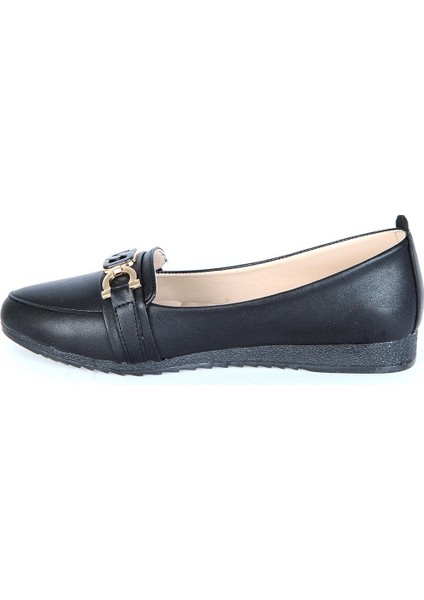 22-280 Siyah Kadın Babet Babet Ayakkabı fiyatları