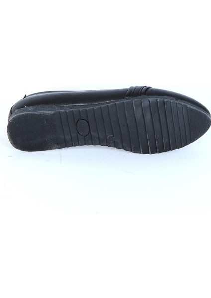 22-280 Siyah Kadın Babet Babet Ayakkabı modelleri