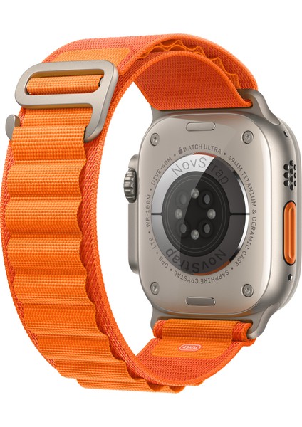 Apple Watch Series 7 45MM ile Uyumlu Kordon Alpine Loop Tasarım Kordon Kayış