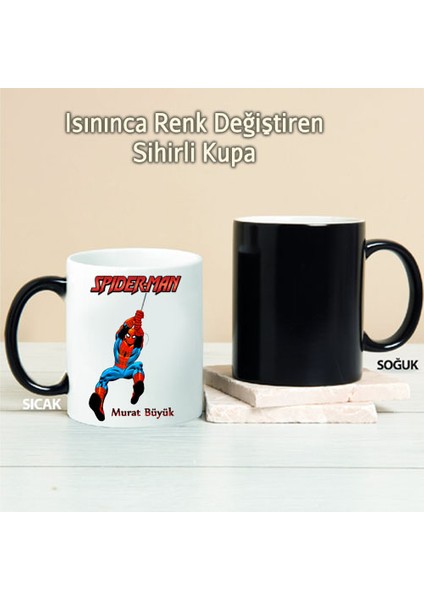 Spiderman Kişiye Özel Sihirli Kupa Pı215