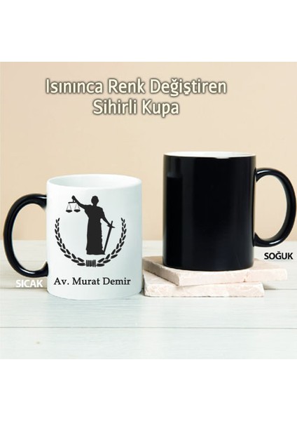 Arma Avukat Kişiye Özel Sihirli Kupa Pı186