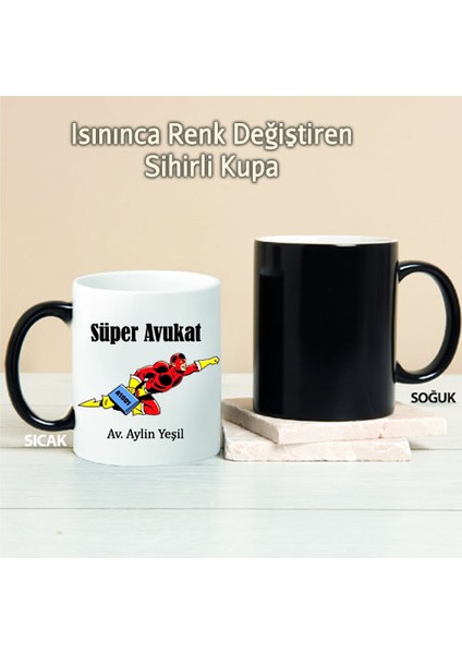 Süper Avukat Kişiye Özel Sihirli Kupa Pı100
