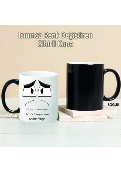 Seni Seviyorum Aşk Kişiye Özel Sihirli Kupa Pı95