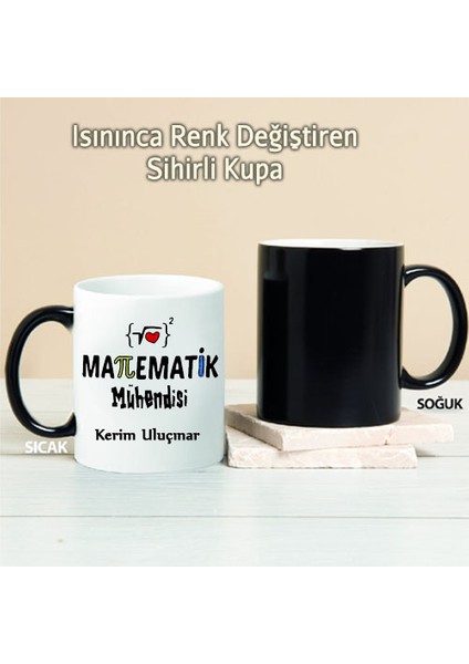 Matematik Mühendisi Kişiye Özel Sihirli Kupa Pı37