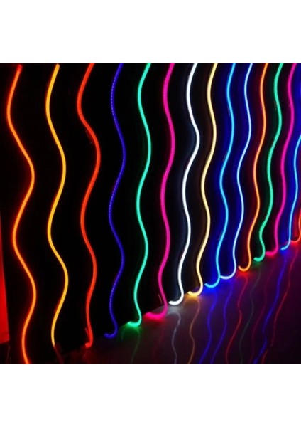 Tak Çalıştır 12V Neon Esnek Şerit LED 2mt Günışığı