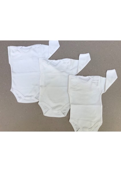 Çıtçıtlı Badi Uzun Kol (3 Lü Paket)