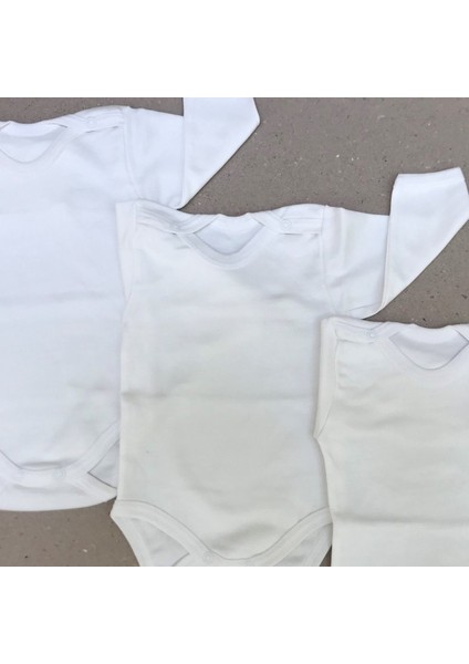 Çıtçıtlı Badi Uzun Kol (3 Lü Paket)