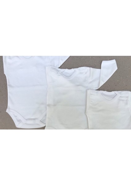 Çıtçıtlı Badi Uzun Kol (3 Lü Paket)