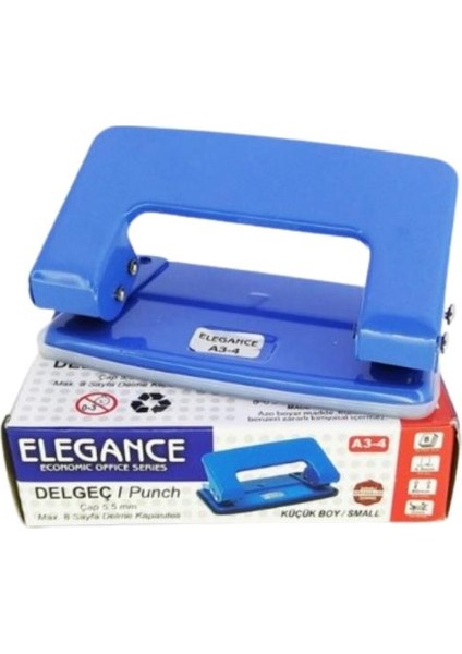 Delgeç Mavi Metal Gövde Delegeç Küçük Boy 1 Adet Ofis Büro Okul 8-10 Sayfa modelleri