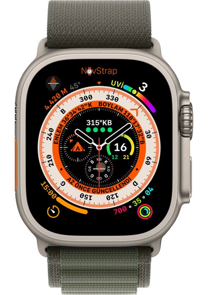 Apple Watch Series 4 44MM ile Uyumlu Kordon Alpine Loop Tasarım Kordon Kayış indirimleri