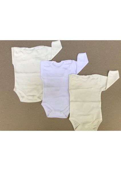 Çıtçıtlı Badi Uzun Kol (3 Lü Paket)