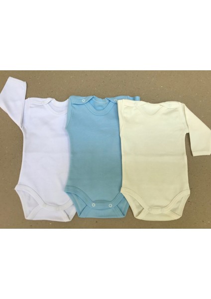 Çıtçıtlı Badi Uzun Kol (3 Lü Paket)