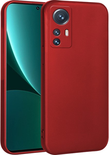 Xiaomi Mi 12 Lite Kılıf Kamera Korumalı Ince Mat Silikon