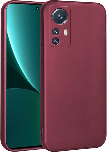 Xiaomi Mi 12 Lite Kılıf Kamera Korumalı Ince Mat Silikon