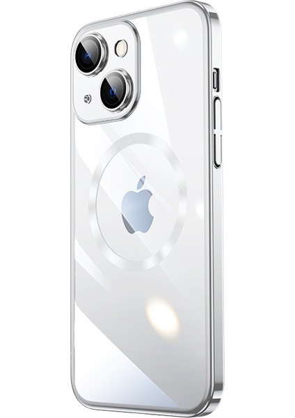 Apple Iphone 14 Plus Kılıf Renkli Kenarlı Kamera Korumalı Magsafeli Riksos Kapak