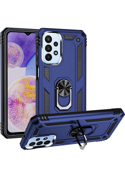 Samsung Galaxy A23 Kılıf Ultra Korumalı Yüzüklü Manyetik Vega Kapak