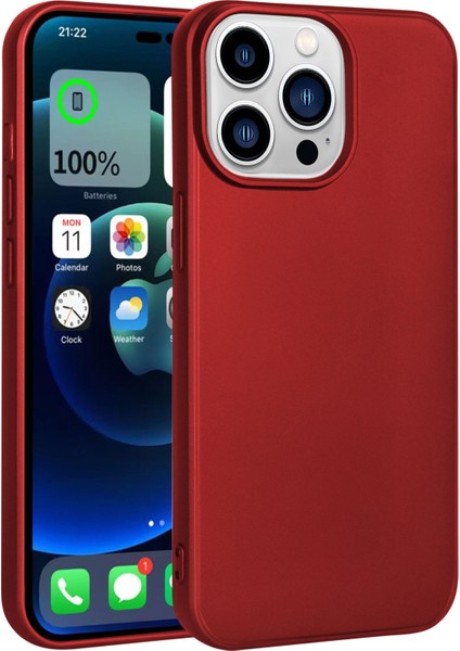 Apple Iphone 14 Pro Max Kılıf Ultra Ince Mat Silikon