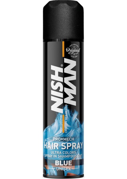 Nıshman Saç Spreyi Mech Blue 150 ml