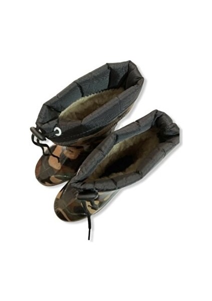 İçi Polarlı Kaymaz Taban Su ve Soğuk Geçirmez Naylon Çizme modelleri