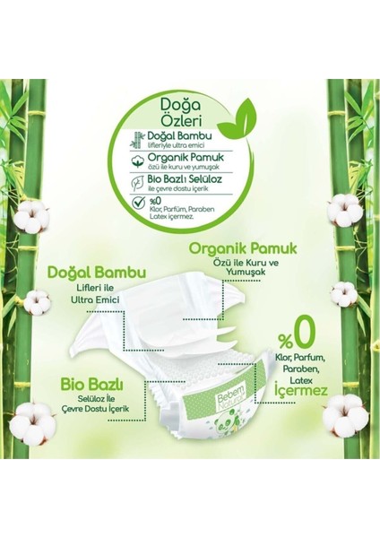 Bebem Bebek Bezi Natural Beden:5 (11-18KG) Junior 360 Adet Mega Ultra Fırsat Pk